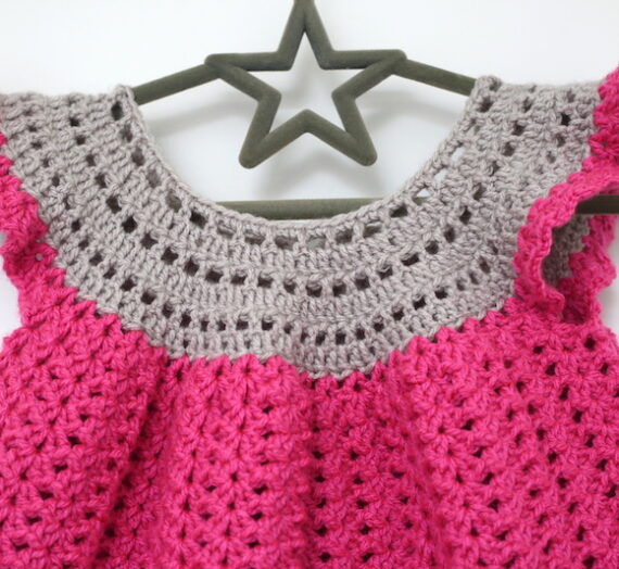 A Simple Angle-Wing Baby Dress